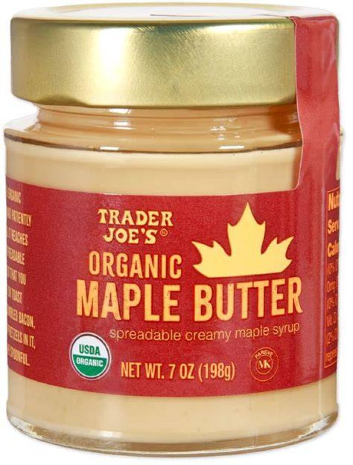 Maple butter spread on a roll.